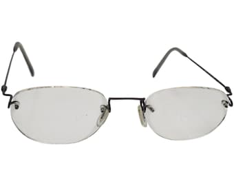 Kazuo Kawasaki Koki MP-631 Rimless Beta-Titanium Eyeglasses Brown Japan 140