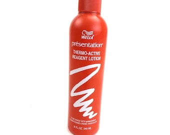 Wella Présentation Thermo Active Reagent Lotion 8oz millésime 1994 Discontinué