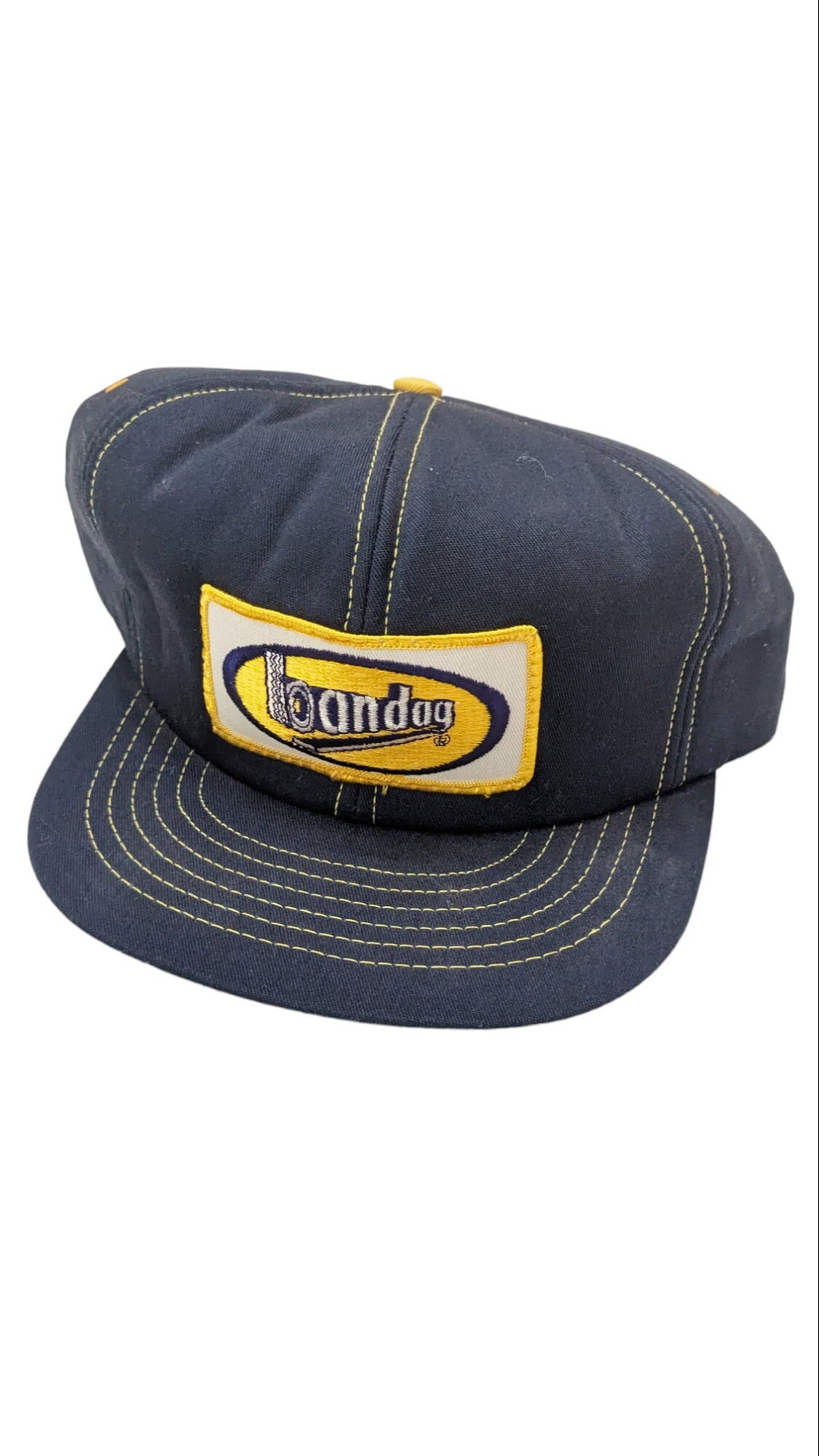 Cappello da camionista Snapback regolabile Bandog Vintage anni '80 Swingster Made in USA - Italia