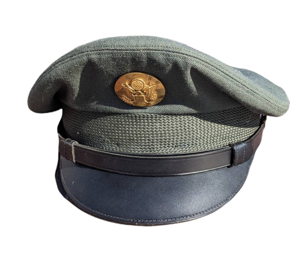 WW2 Army Officer Crusher Dress Hat Cap 