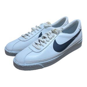 Tênis Nike Bruins Vintage Branco Couro Cano Baixo Tamanho 9 EUA Raro 810103PY Estilo Quadra Retro