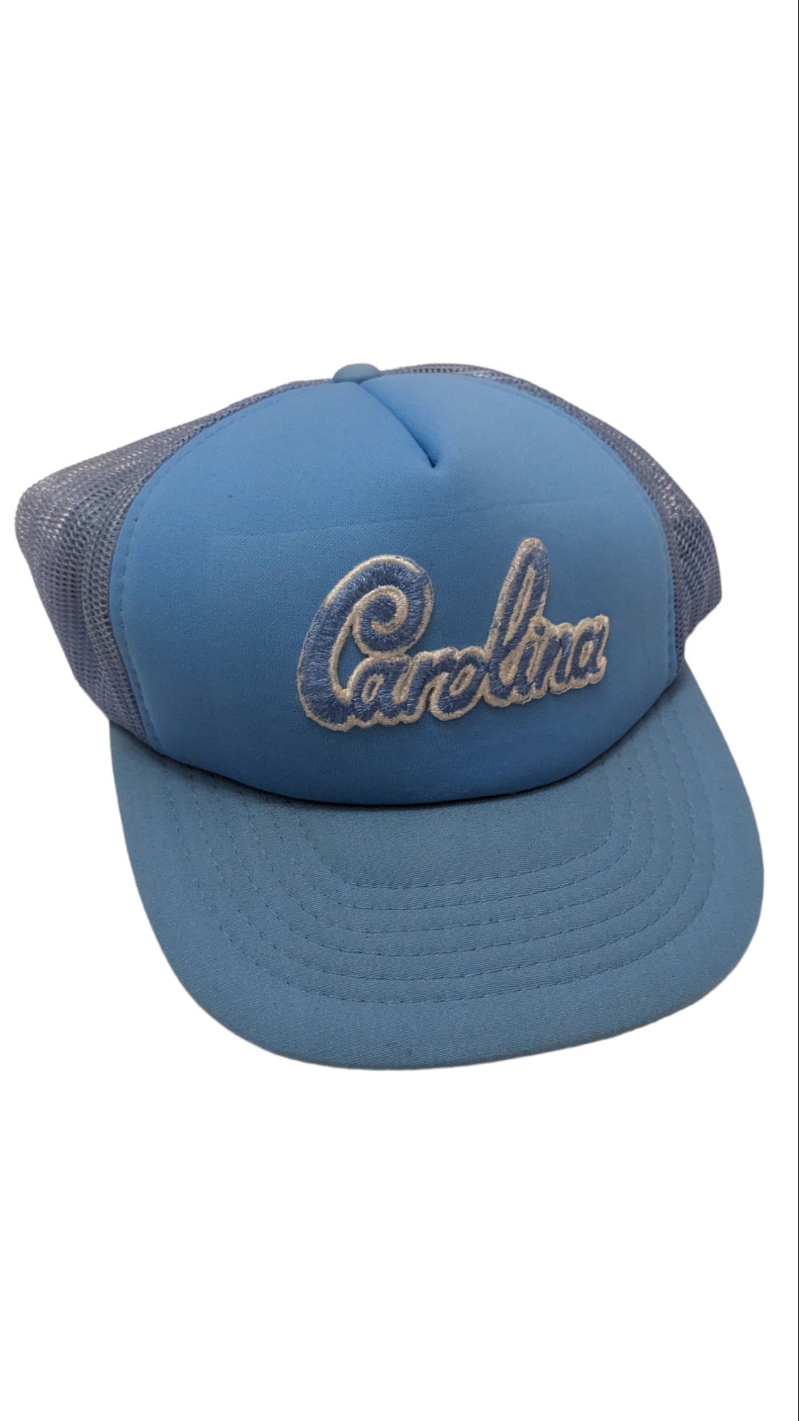 North Carolina Tarheels Adjustable Snapback Hat Trucker Baseball Cap Vintage 80s Vintage North Carolina Hat | UNC Tar Heels Colors – Shells  main image 4