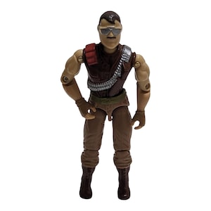1988 G.I. Joe Sgt. Slaughter Action Figure ARAH Hasbro Vintage Cobra Enemy Retro Toy Collector Gift