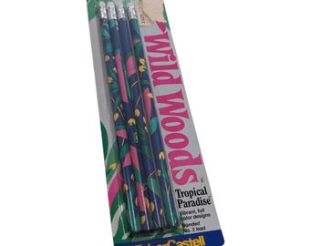 Vintage Faber-Castell Wild Woods 4 Pack Bleistifte Old Stock New