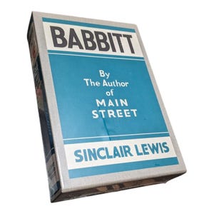 Babbitt Sinclair Lewis Sealed First Edition Facsimile Hardback Book Slipcase