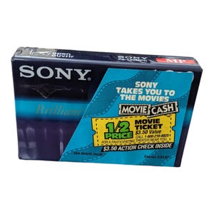 Sony Video 8 MP Standard Grade 120 Minutes Video Cassette Tape Sealed Vintage