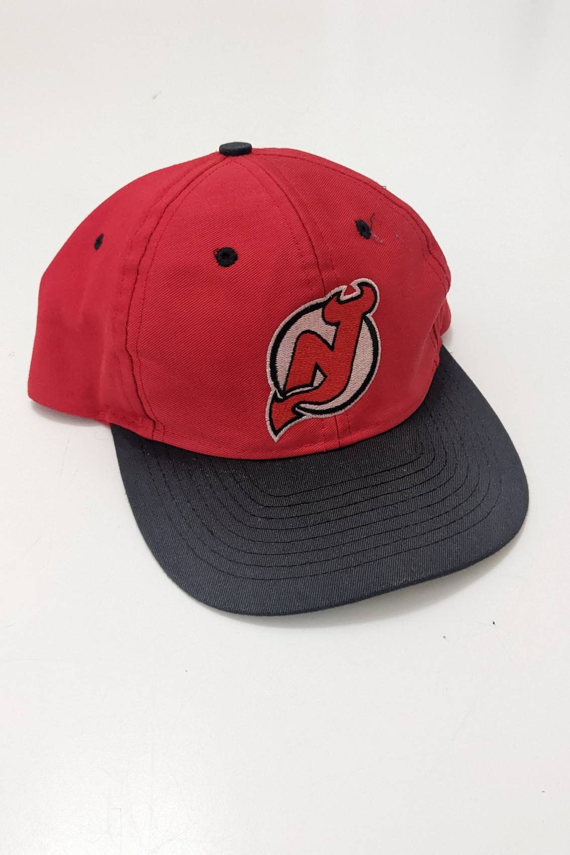 Youth New Jersey Devils Black Foam Front Trucker Snapback Hat
