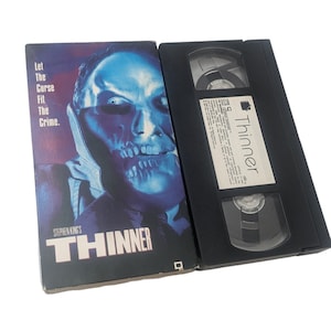 Thinner VHS Tape Stephen King Movie Cult Horror Film Vintage