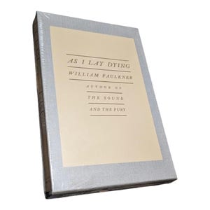 As I Lay Dying by William Faulkner First Edition Library Facsimile New Sealed