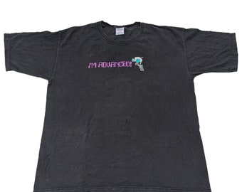 2002 Vintage Invader Zim I&#39;m Advanced Nickelodeon Cartoon T-Shirt Size XXL Y2K