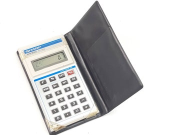 Calculatrice Sharp Elsi Mate EL-214 Vintage Avec Boîte D'origine - Japon