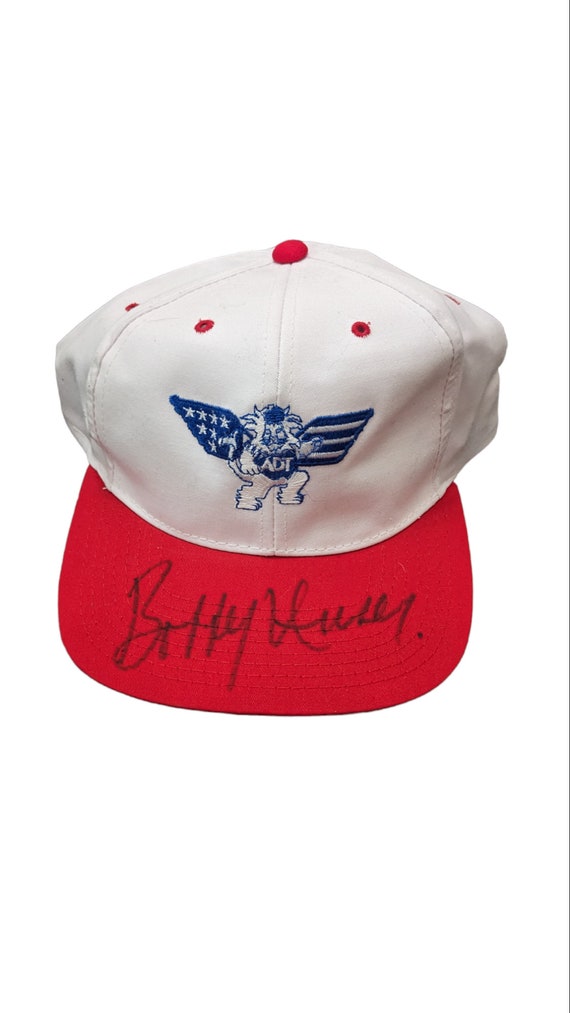 Bobby Unser ADT Signed Autographed Hat Indy Car N… - image 1