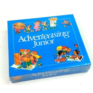 Vintage Advertising Junior 1989 Sealed Board Game, 80s Retro Kids Gift Idea, Collectible Vintage Game, Fun Family Entertainment