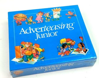 Vintage Advertising Junior 1989 Sealed Board Game, 80s Retro Kids Gift Idea, Collectible Vintage Game, Fun Family Entertainment