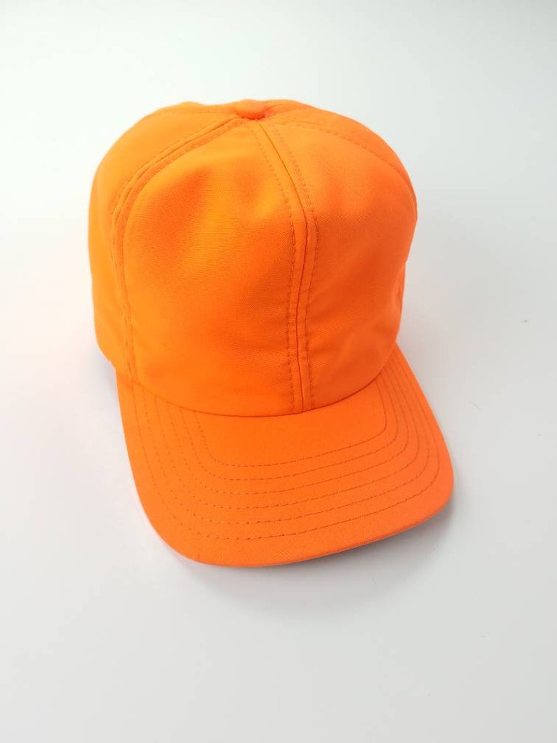 Hunting Blaze Orange Insulated Ear Flaps Fishing Trapper Hat Etsy
