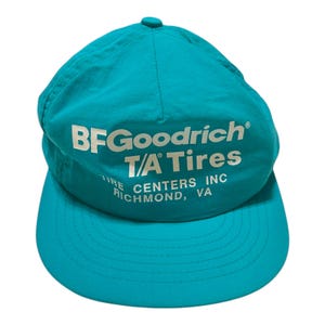 Vintage BF Goodrich Nylon Snapback Hat Baseball Cap Swingster Richmond Virginia
