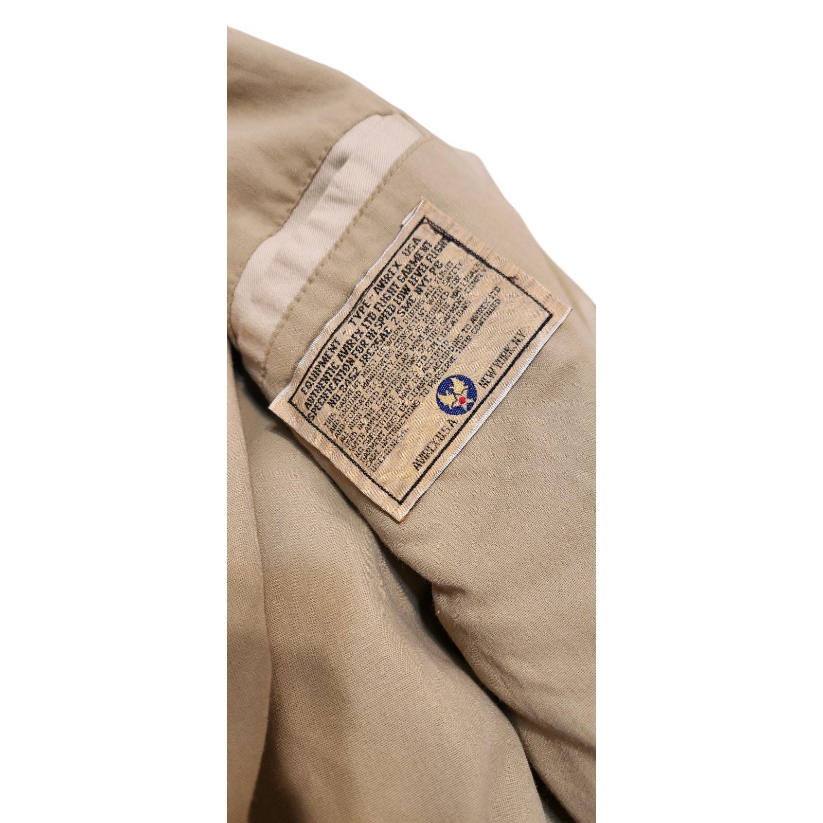 AVIREX LTD Type A2 Us Army Air Forces Bomber Flight Jacket 