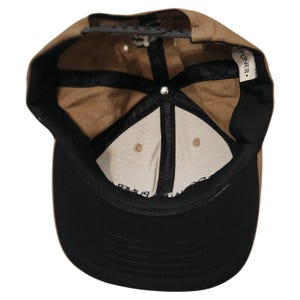 Donald J Pliner Tan Baseball Cap Embroidered Logo Adjustable Made in USA Vintage image 4
