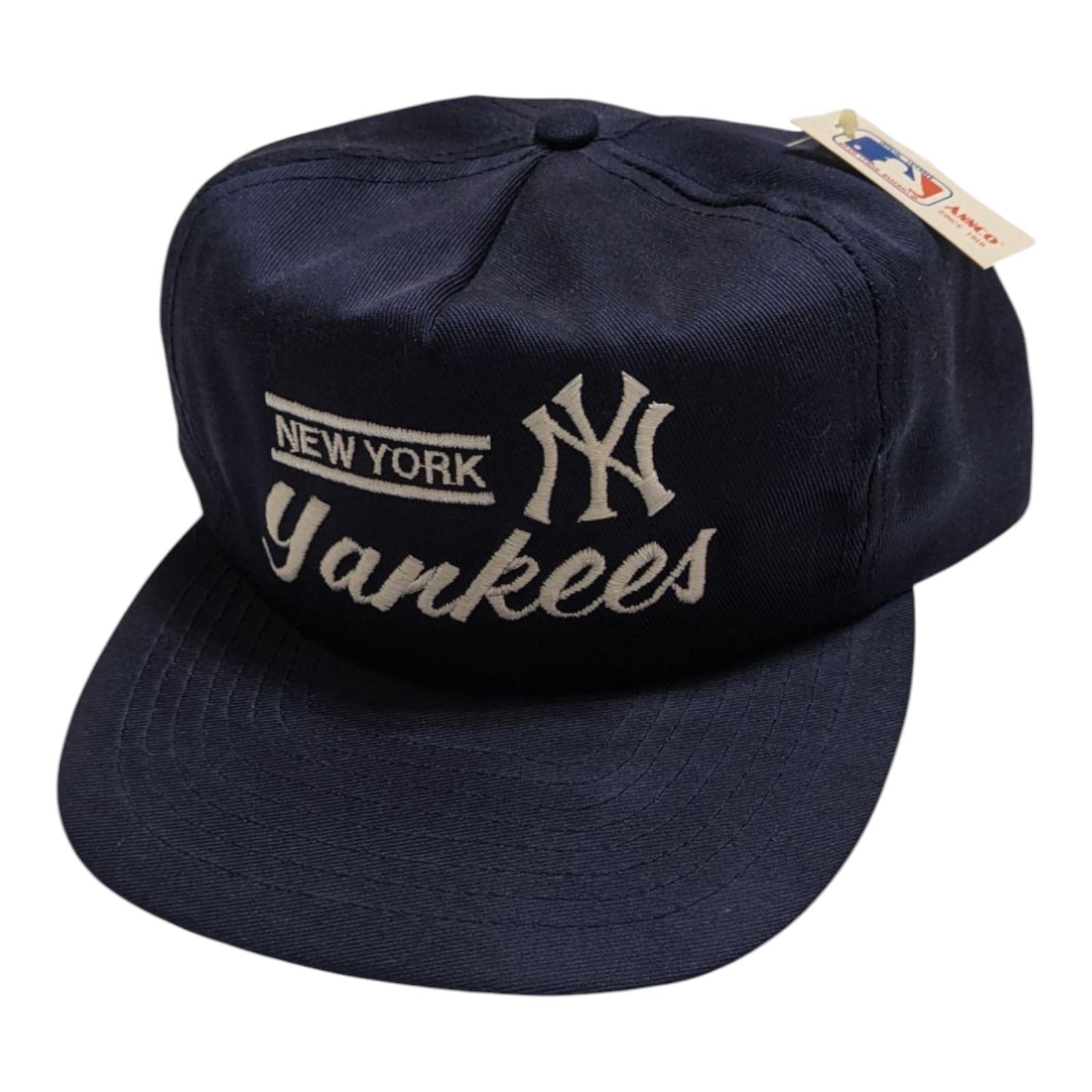 Vintage Yankees Snapback Hat Mesh Trucker New York 80s USA