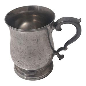 Williamsburg Steiff Pewter Mug Tankard Stein Cup Vintage Barware Decor CW55-6