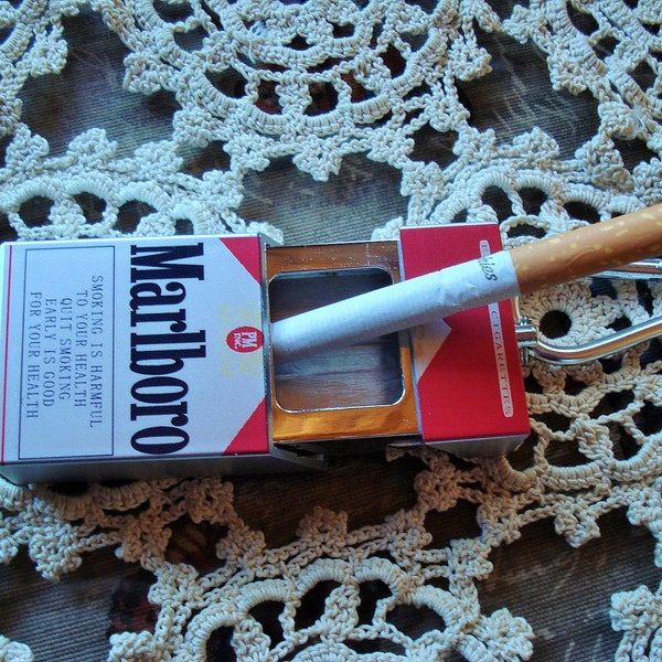 Vintage Portable Pocket Mini Ashtray/Pull Storage Box/Cigarette Ashtray