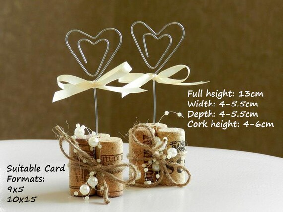 Place Card Holders Wine Tasting Party Decor Winery Wedding Etsy