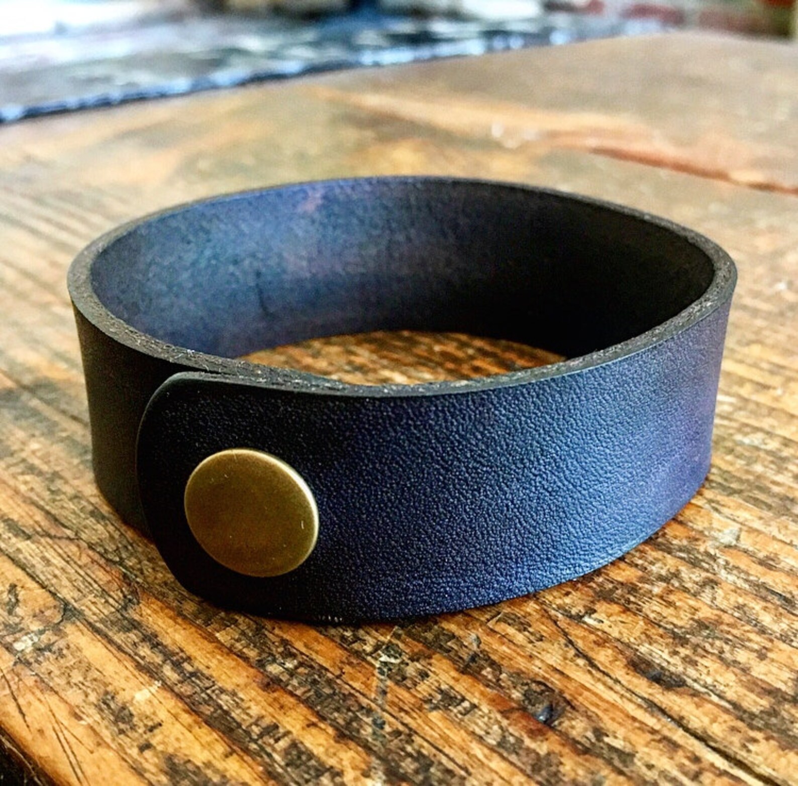 Personalized Men's Leather Bracelet Etsy UK