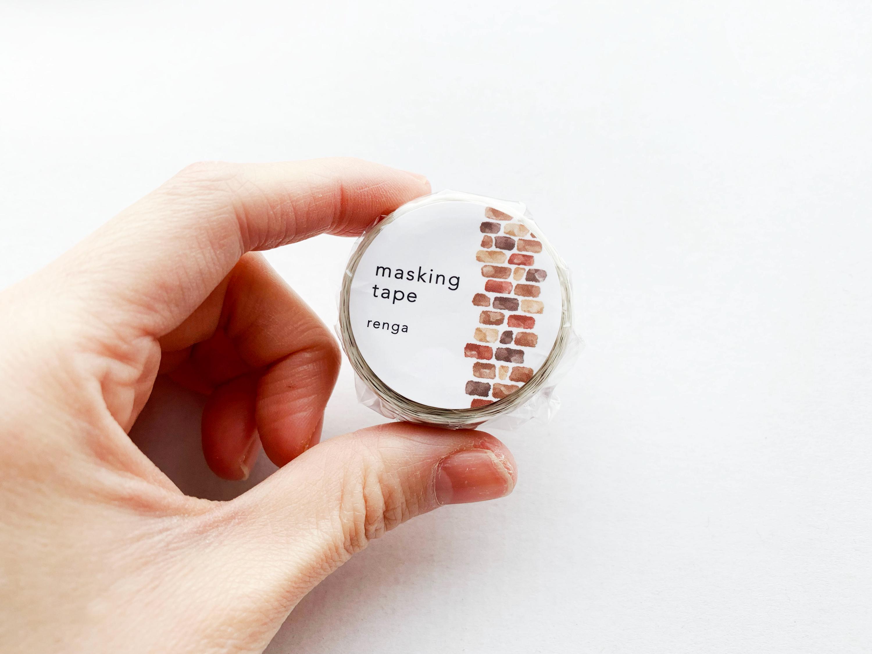【新品】solol - washi Red Brick Die-cut Washi Tape W1.8cm X 5M Long - MW95123 - Etsy