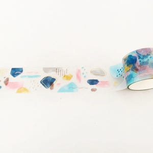 Farbe Muster Klar Washi Tape W3cm x 3 Meter Lang - MW95064