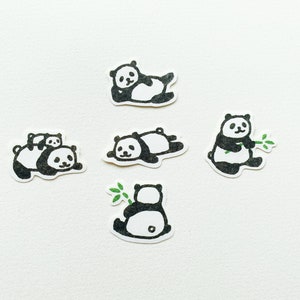 Panda Flake Washi Stickers 5 patronen 20 vellen - FAQSA24