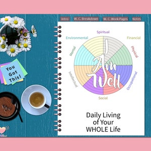 The I Am Well Digital Planner | PDF, Android, iPad, Windows, Xodo, GoodNotes, Notability