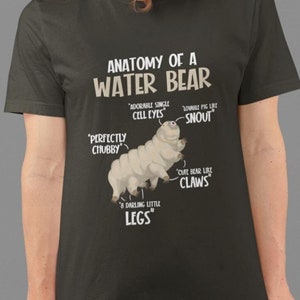 Waterbear Tardigrade Shirt - Microbiology Gift Biology Teachers - Tardigrade Tough - Water Bear - Tardigrade Space Science