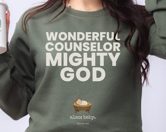 Funny Christian Christmas Sweatshirt, John 1:9 True Light Moth Crewneck, Quirky Faith Gift, Christian Christmas Gift for Men Women