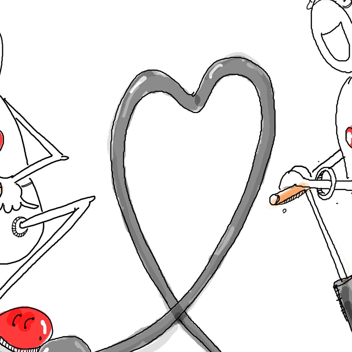 Cute Friendship Cartoons Cute Valentines Gifts For Best Etsy Canada