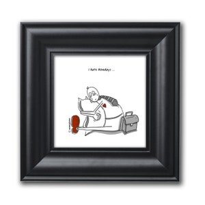 Je Deteste Le Dessin Anime Du Lundi Citations Du Lundi Drole Etsy Canada