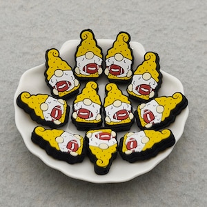 Silikonpärla Fotboll Rugby Gnome Dvärg Fokalpärla DIY Charm Penna Hitta XS2270