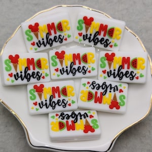 Siliconenkraal Summer Vibes Brandpuntkraal voor pen Armband ketting Sleutelhangersleutelkoord, bulk siliconenkraal Groothandel DIY Charm Finding XS0452