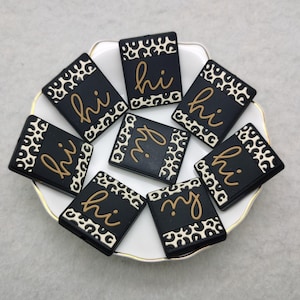 Silicone Bead Leopard Hi Focal Bead for Pen Bracelet Necklace Keychain Lanyard , Silicone Bead in Bulk Wholesale DIY Charm Finding XS0260