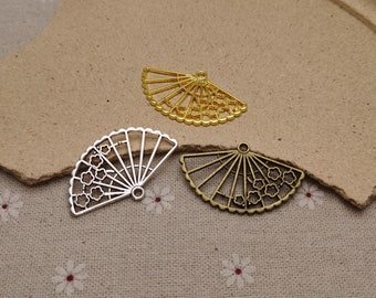 6/20 Pieces Metal Guitar Bass Pendant Necklace Earring