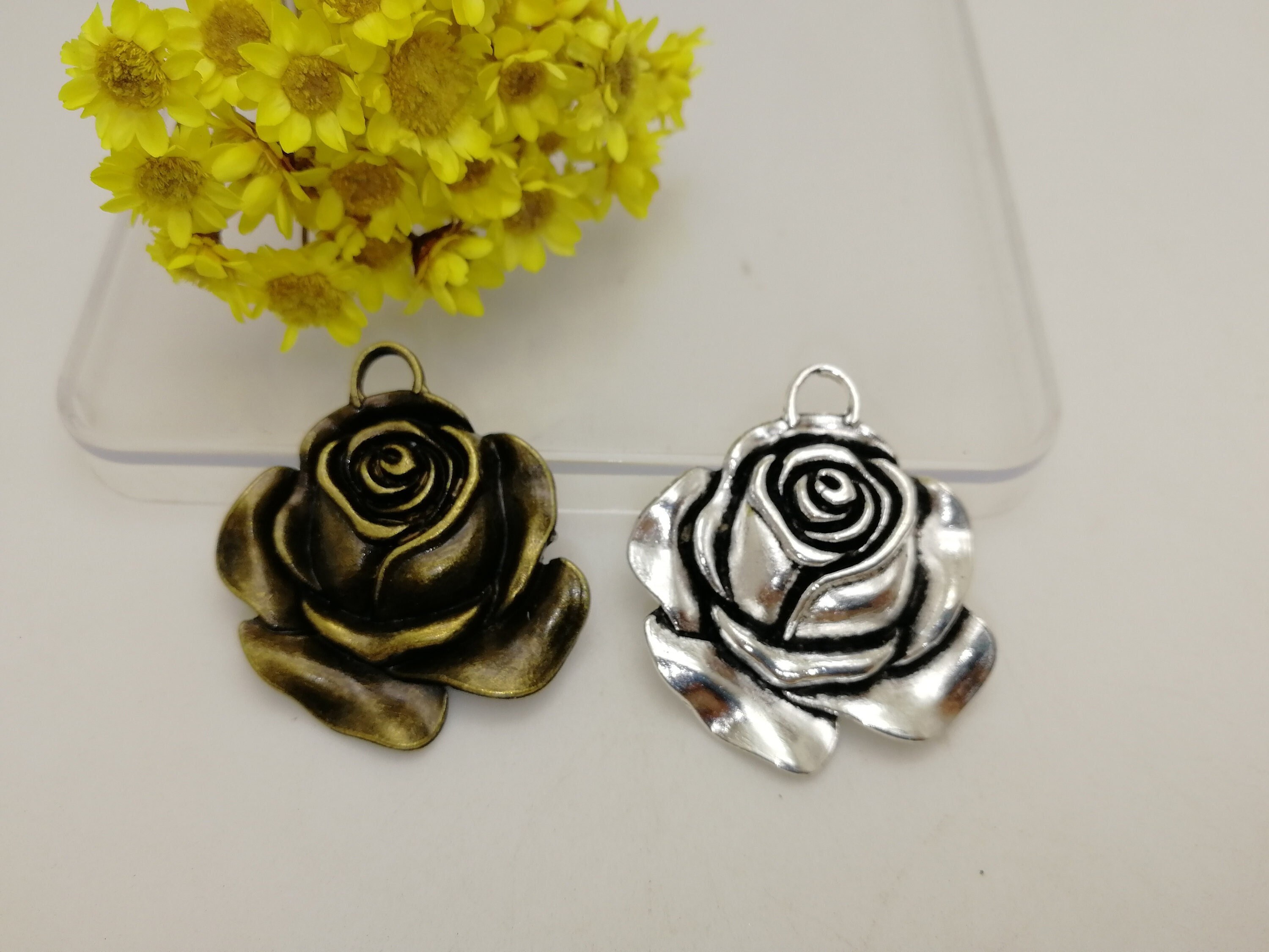 Flower❣️ Floral Fandom - purple - Paparazzi necklace – JewelryBlingThing