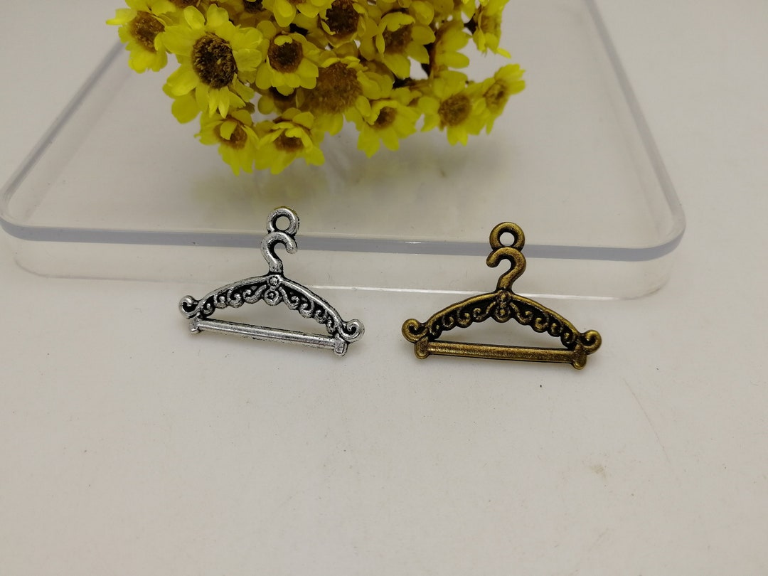 20 / 100 Pieces Metal Clothes Coat Hanger Pendant Charm Etsy