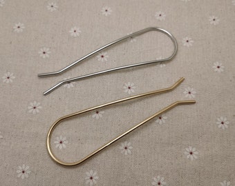 Horquilla de metal en forma de U para el cabello, pinza para la cabeza, accesorio para boda, joyería hecha a mano, XH0082