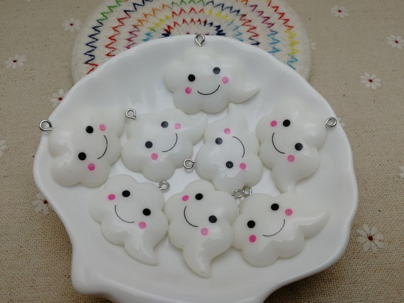 20 pezzi/set Ciondoli a forma di cuore in resina di dai ... - Shein