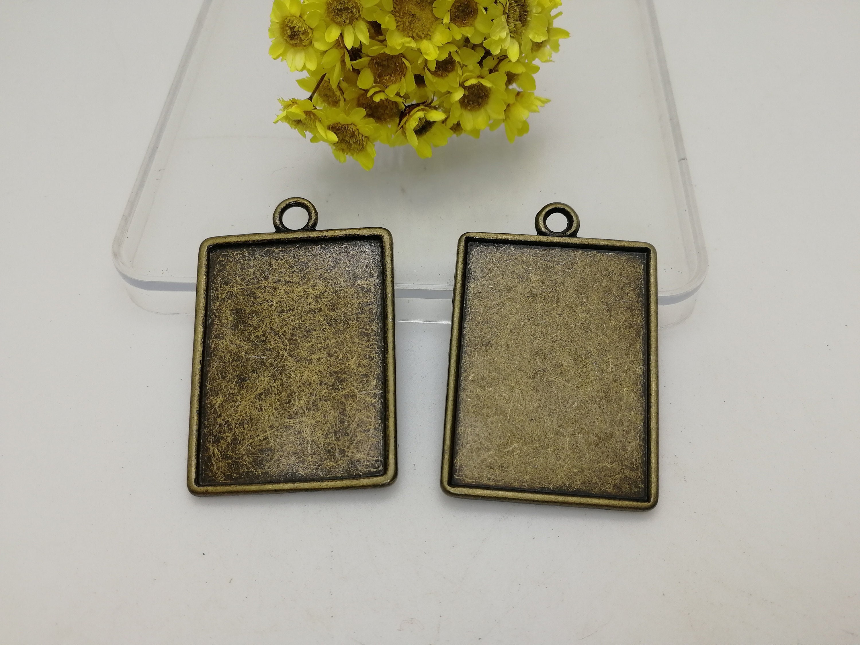 6/20 Pcs Double Sided 36x26 MM Width Rectangle Oblong Match 6/20 Pcs Double Sided 36x26 MM Width Rectangle Oblong Match