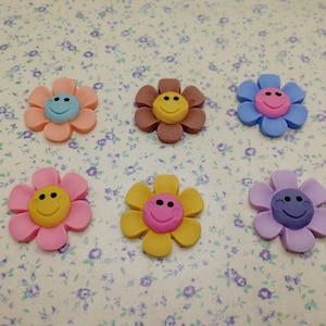 10/50 pieces plastic flower floral flat back cabochon charm , mix color resin flatback cab decoration jewelry bead pendant finding , XP0065