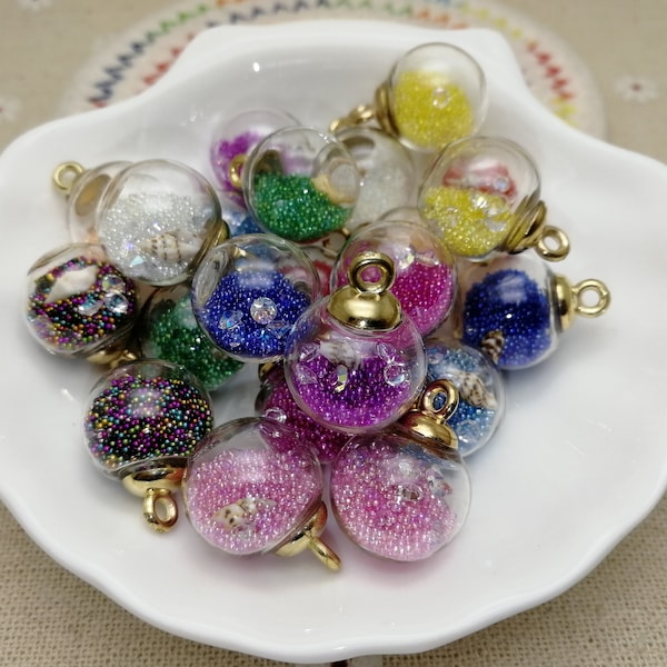 Resin Ball Pendant Etsy
