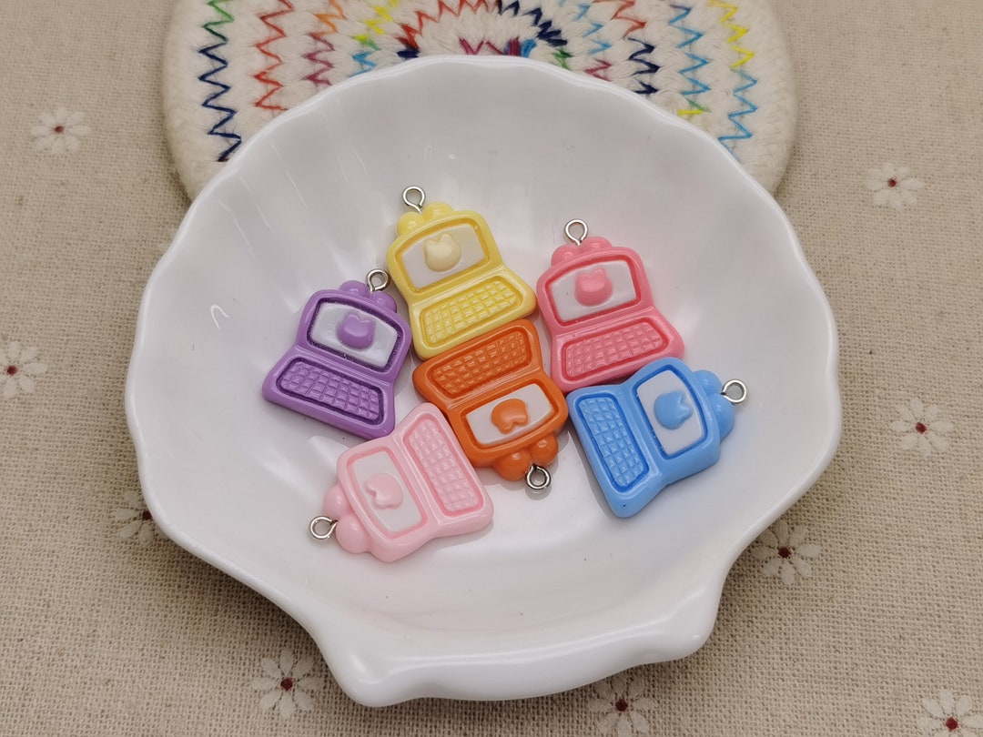 6/20 Pieces Plastic Laptop Notebook Computer PC Pendant Charm , Resin ...