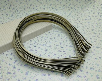 antique bronze color 3 mm width metal flat headband blank , hair head band barrette clip comb tiara hairband jewelry finding , XH0022