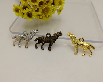 Venta Al Por Mayos Retro Punk Lobo Aleación Hombres Anillos Anillos De