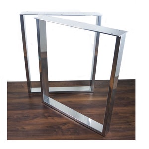 Metal Table Legs Trapezium , Pied de Table, Tischbeine, Set of 2